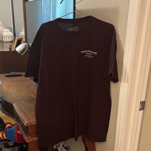 Moonshine Spirit Crew Neck Tee in Dark Brown